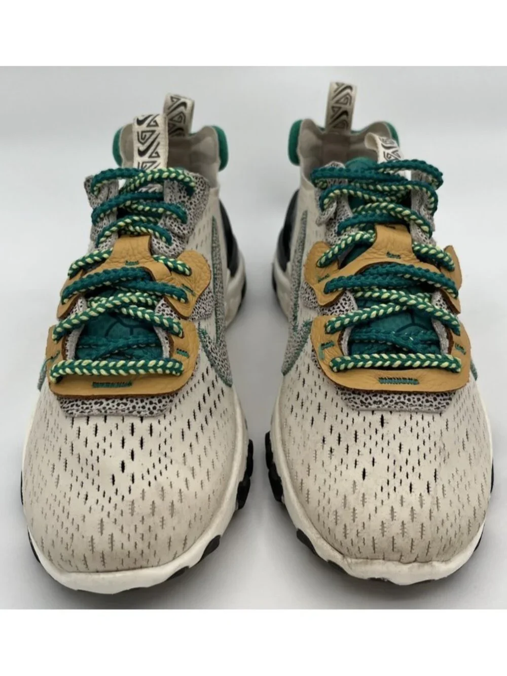 NIKE ID React Vision Cheetah Print Logo Brown Green Women’s Size 7.5 CT3618-991